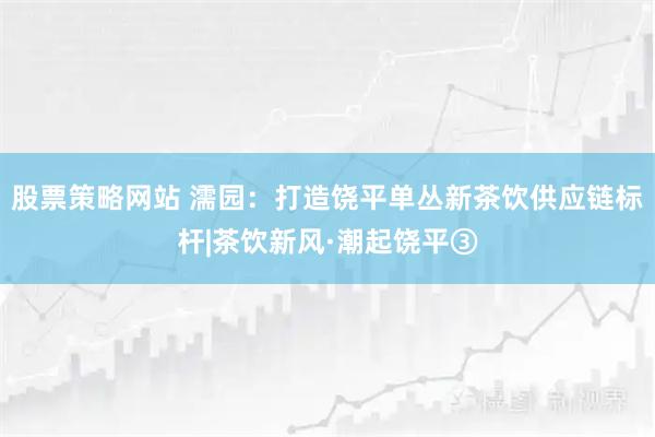 股票策略网站 濡园：打造饶平单丛新茶饮供应链标杆|茶饮新风·潮起饶平③